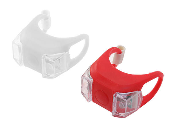 Led dviračių žibintai priekiniai galiniai 2 vnt.