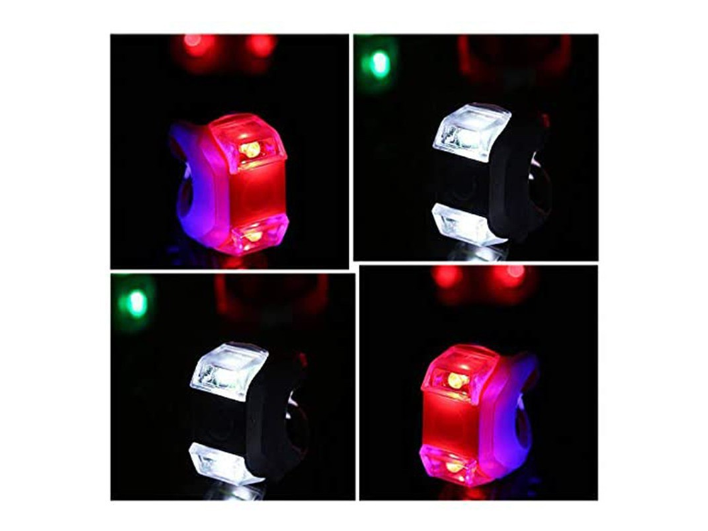 Led dviračių žibintai priekiniai galiniai 2 vnt.