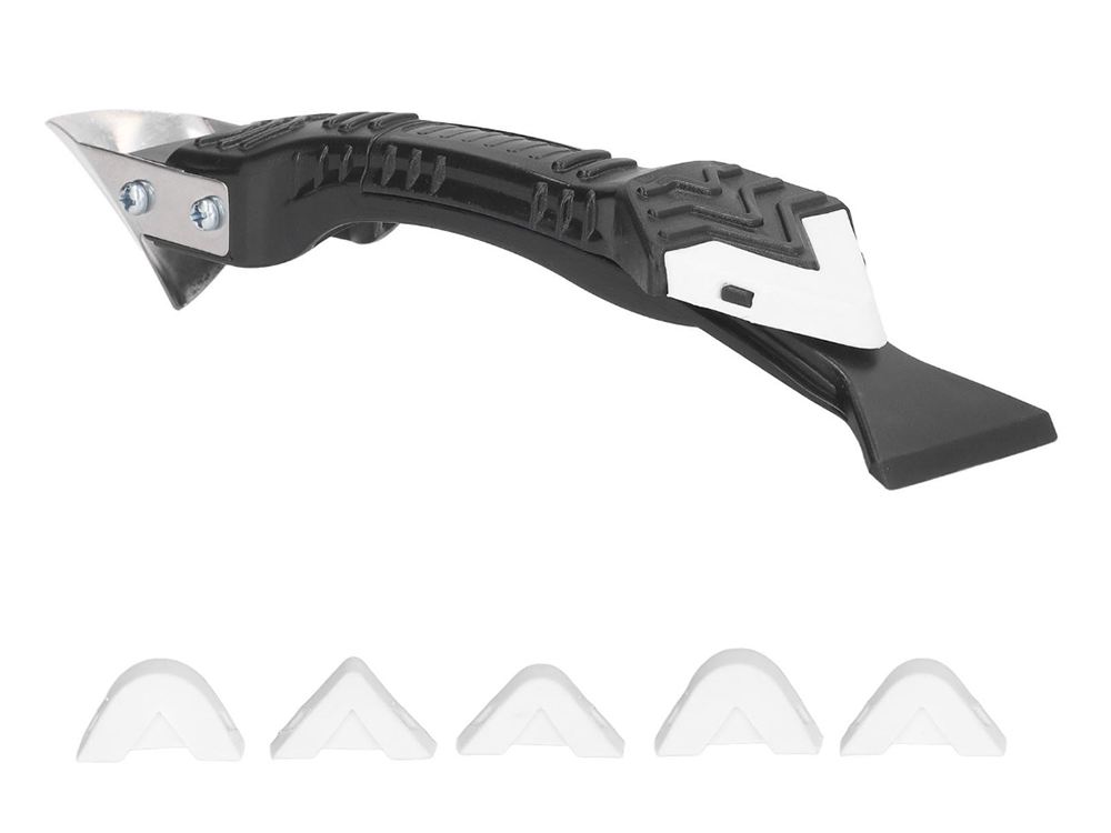 Gremžtukas silikonui ir skiediniui pašalinti