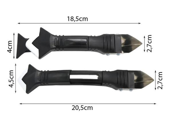 Gremžtukas silikonui ir skiediniui pašalinti