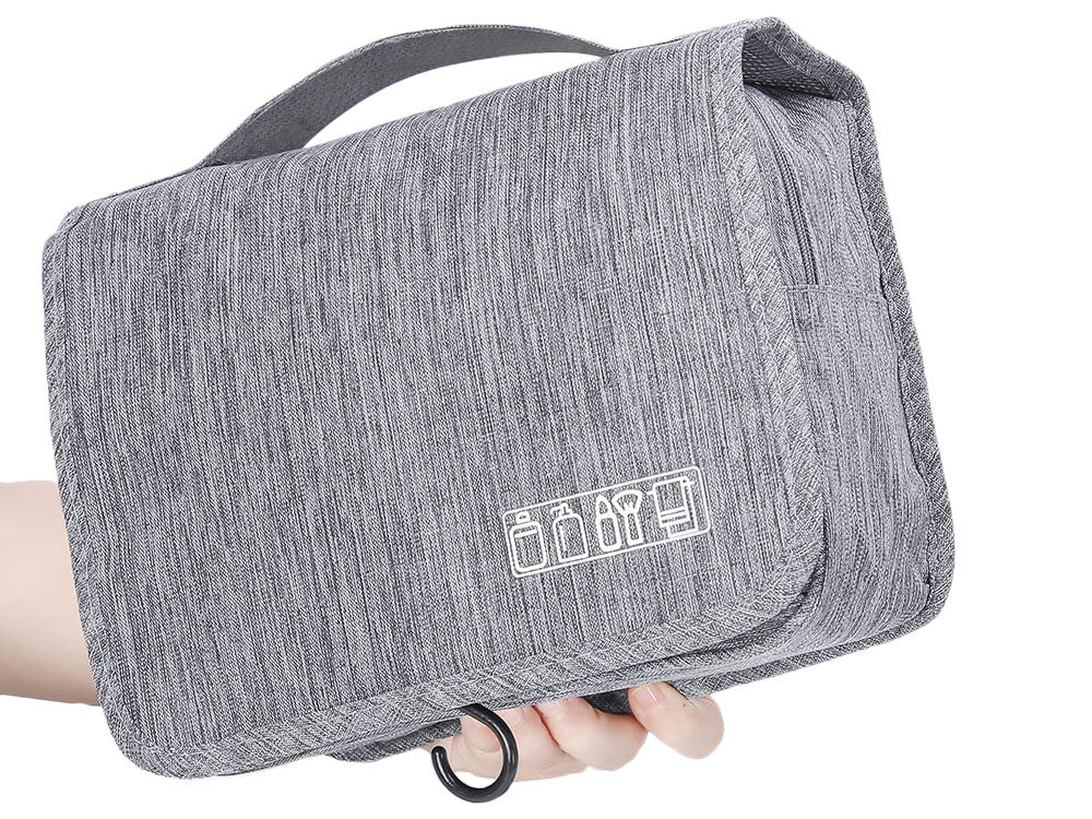 Kosmetikos kelionių pakabinamas vonios kambario organizatorius