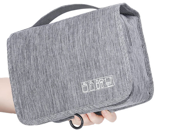 Kosmetikos kelionių pakabinamas vonios kambario organizatorius