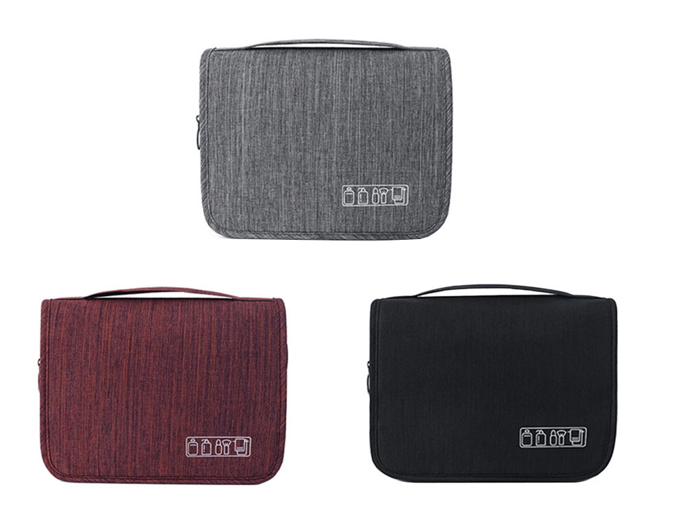 Kosmetikos kelionių pakabinamas vonios kambario organizatorius