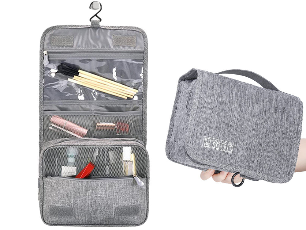 Kosmetikos kelionių pakabinamas vonios kambario organizatorius