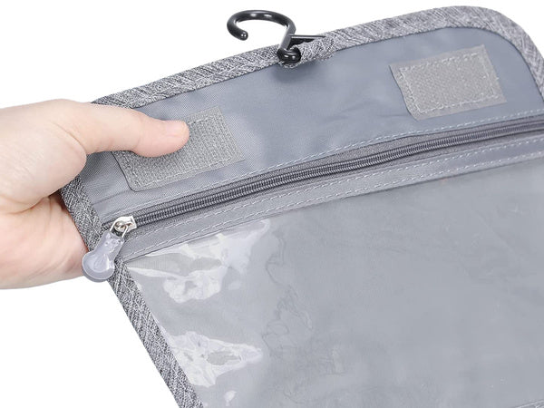 Kosmetikos kelionių pakabinamas vonios kambario organizatorius