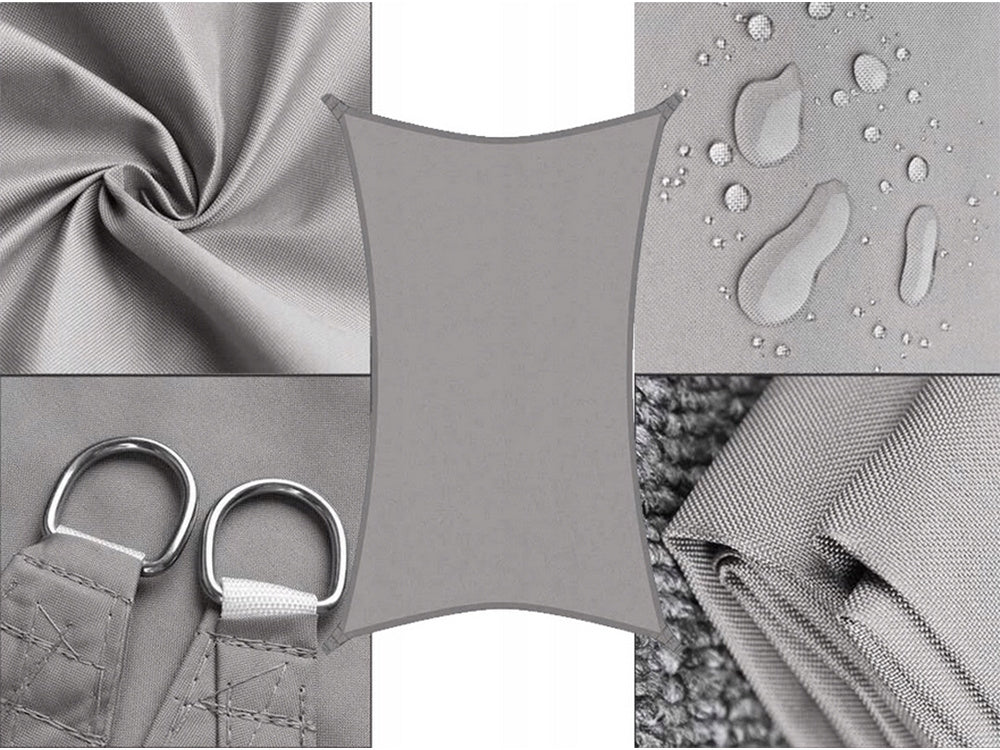 Pilkos spalvos 4x3 m vandens užtvirtinto sodo ženklas