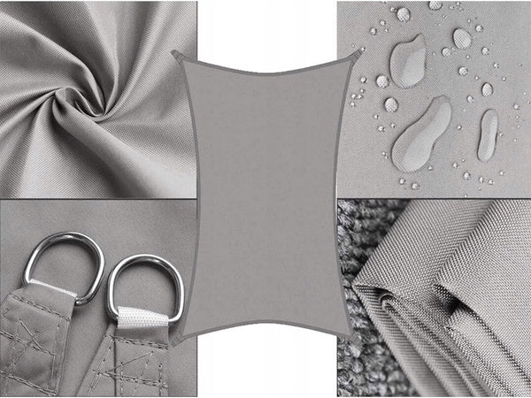 Pilkos spalvos 4x3 m vandens užtvirtinto sodo ženklas