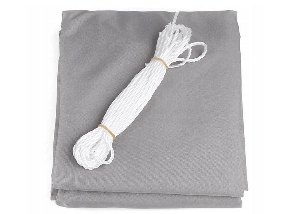 Pilkos spalvos 4x3 m vandens užtvirtinto sodo ženklas