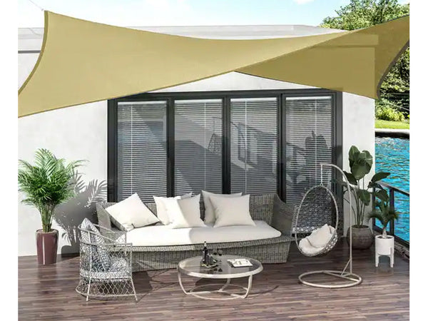 4 x 3 m vandens nepraleidžiantis sustiprintas sodo ekranas