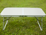 Sulankstomas stalas palapinės lagaminui