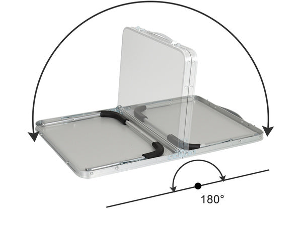 Sulankstomas stalas palapinės lagaminui