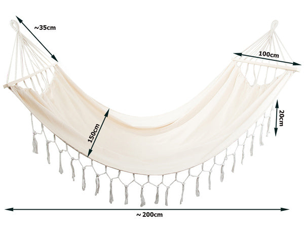 Sodo hamakas, kabantis ant rėmo, dvivietis rocker