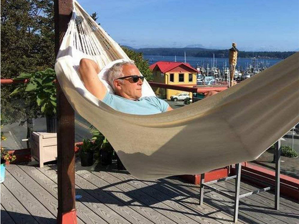 Sodo hamakas kabantis supynės supamasis krepšys didelis