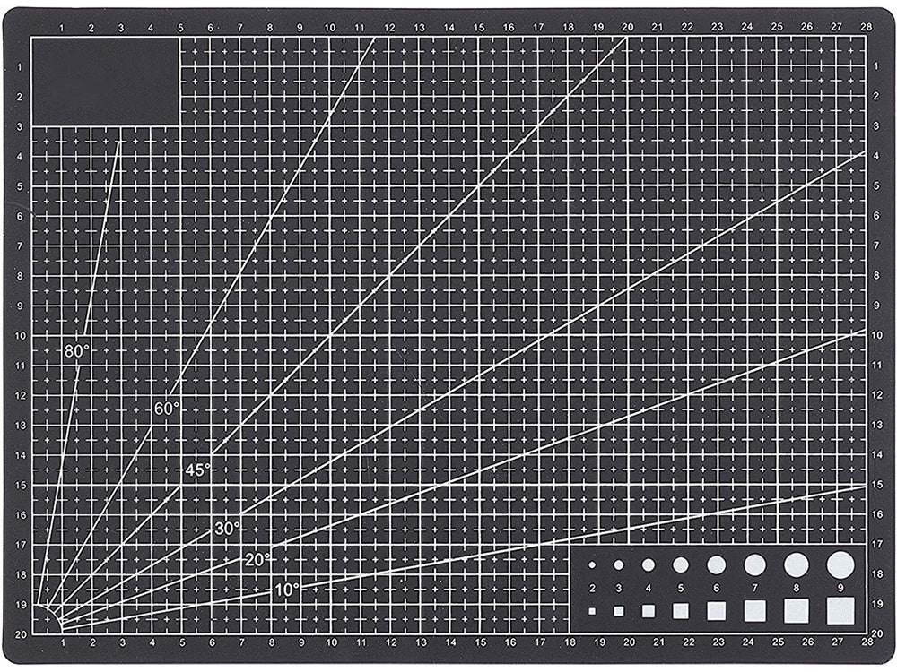 Savaime išsilyginantis pjaustymo kilimėlis a4 modeliavimo dvipusis