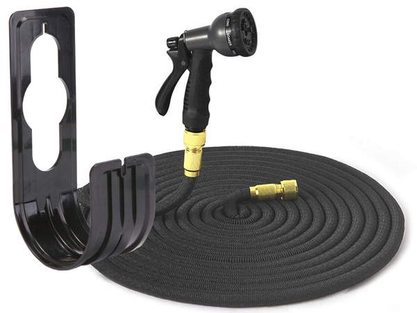 Sodo žarna 45 m ištempimo movos pistoleto kablys, 45m, Hossz, 45m