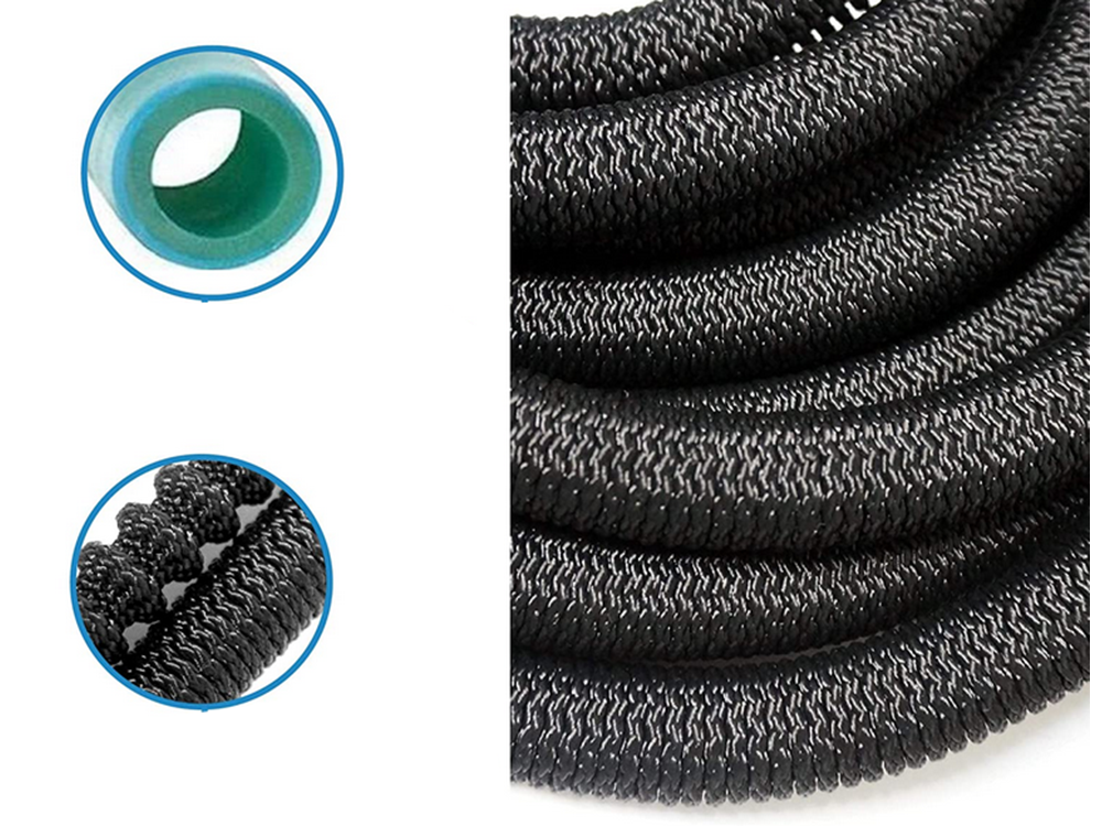 Sodo žarna 45 m ištempimo movos pistoleto kablys, 45m, Hossz, 45m