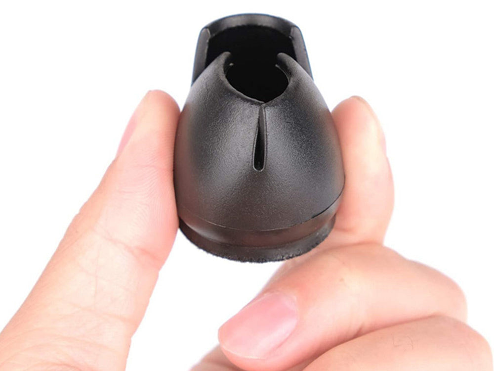 Kėdžių kojų dangteliai veltinis 12-16 mm juodas 16 vnt.