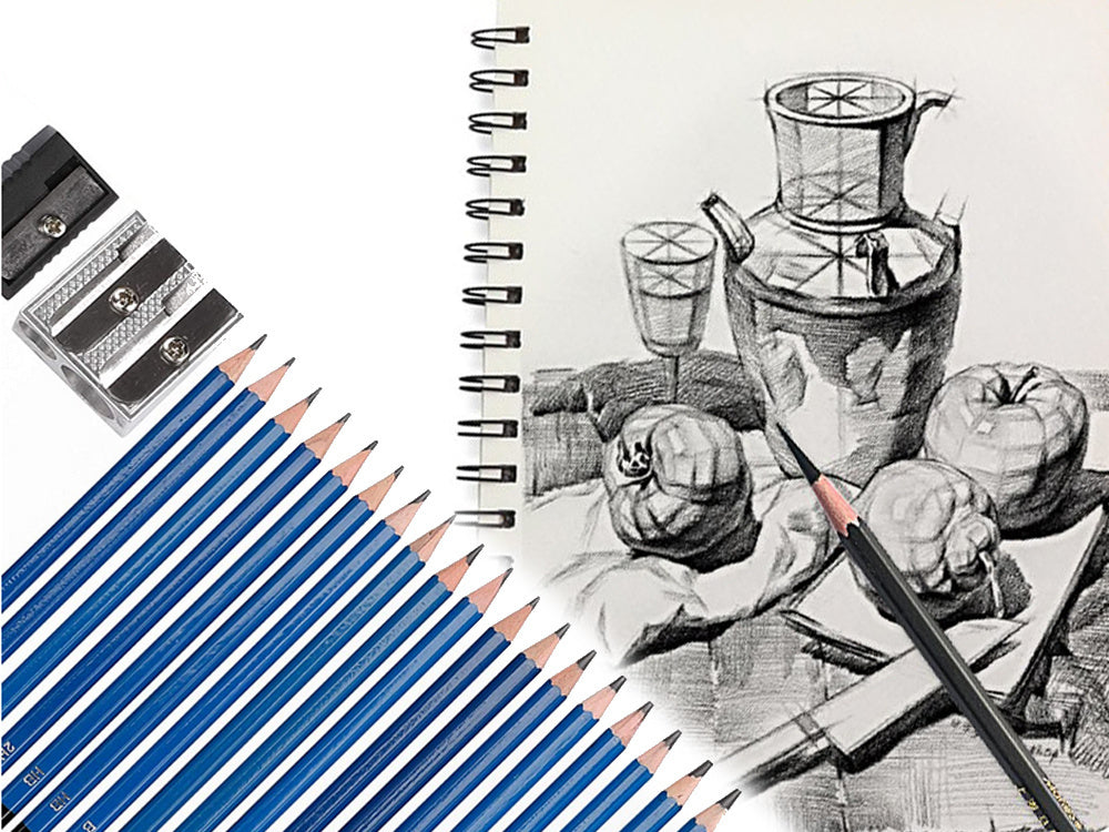 Profesionalus piešimo eskizų rinkinys 32in1