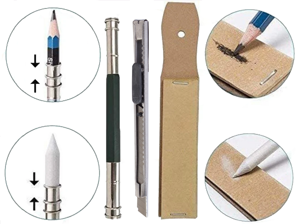 Profesionalus piešimo eskizų rinkinys 32in1