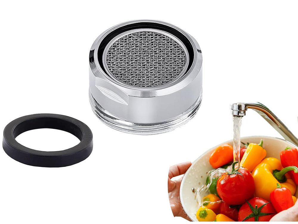 Maišytuvo aeratoriaus dangtelis m24 chromuotas plastikinis aeratorius