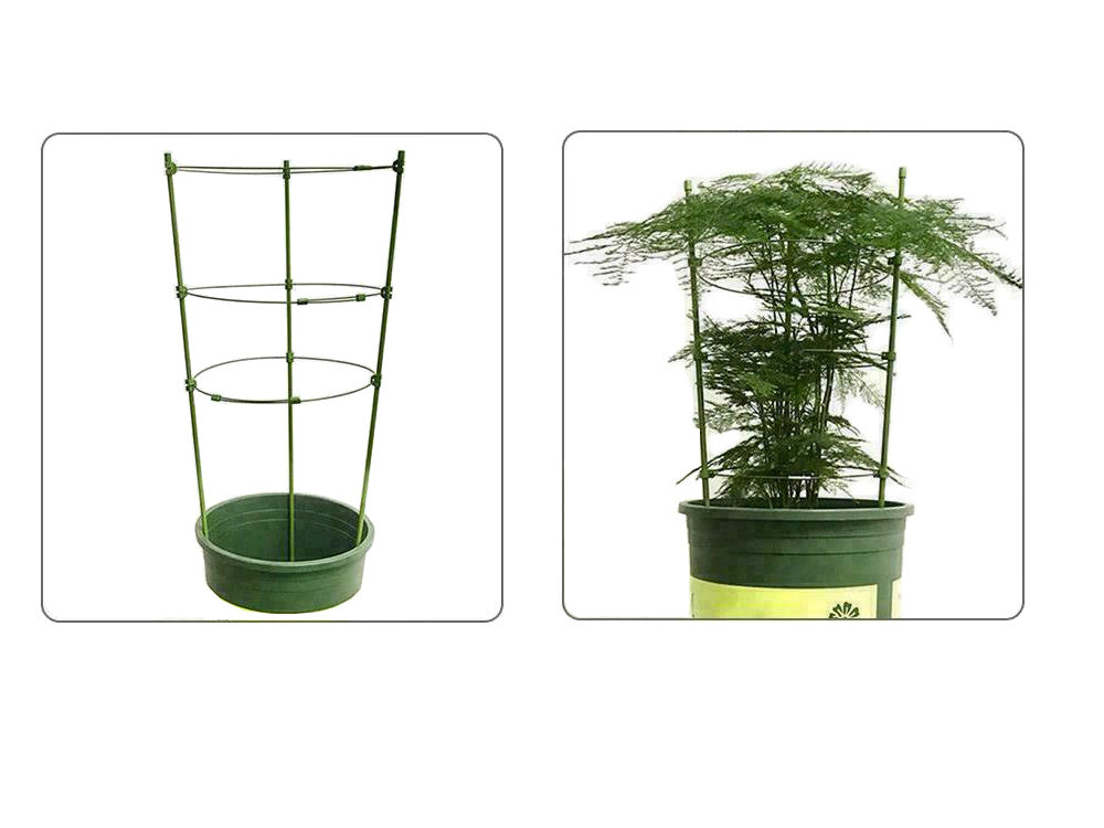 Gėlių žiedas augalų atrama apvalus