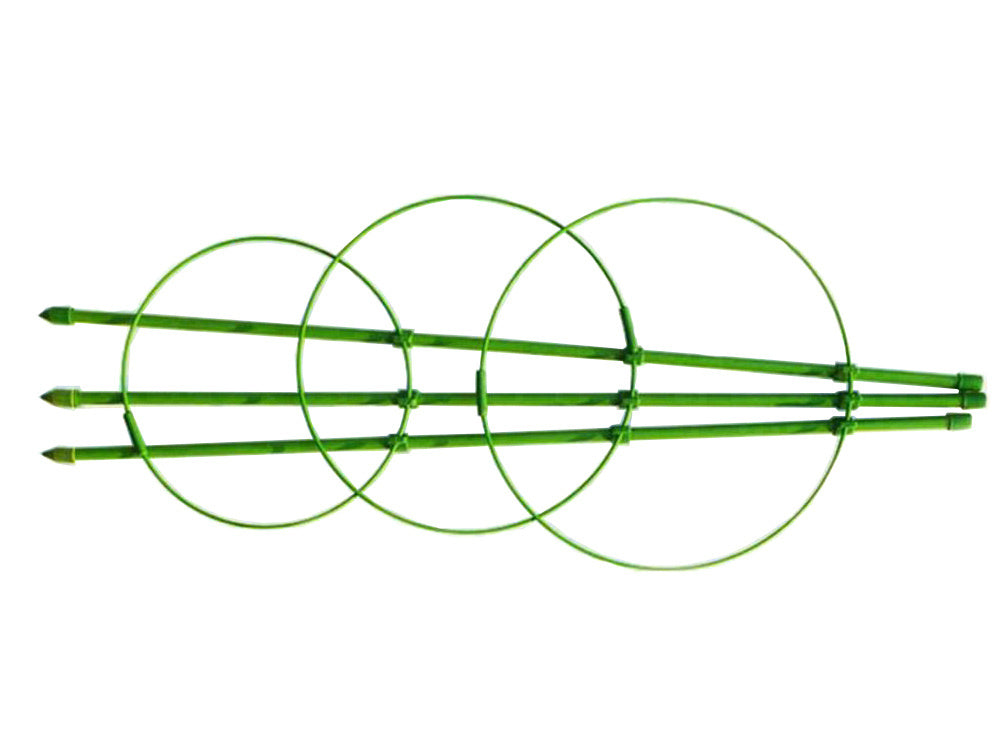 Gėlių žiedas augalų atrama apvalus