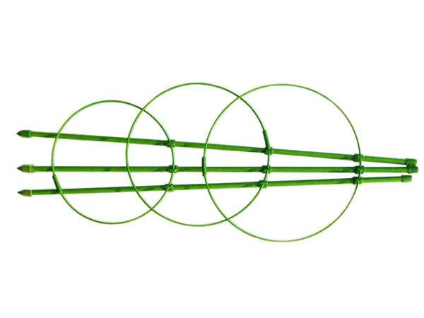 Gėlių žiedas augalų atrama apvalus