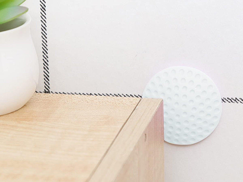 Durų rankenos buferis savaime prilimpa prie sienos