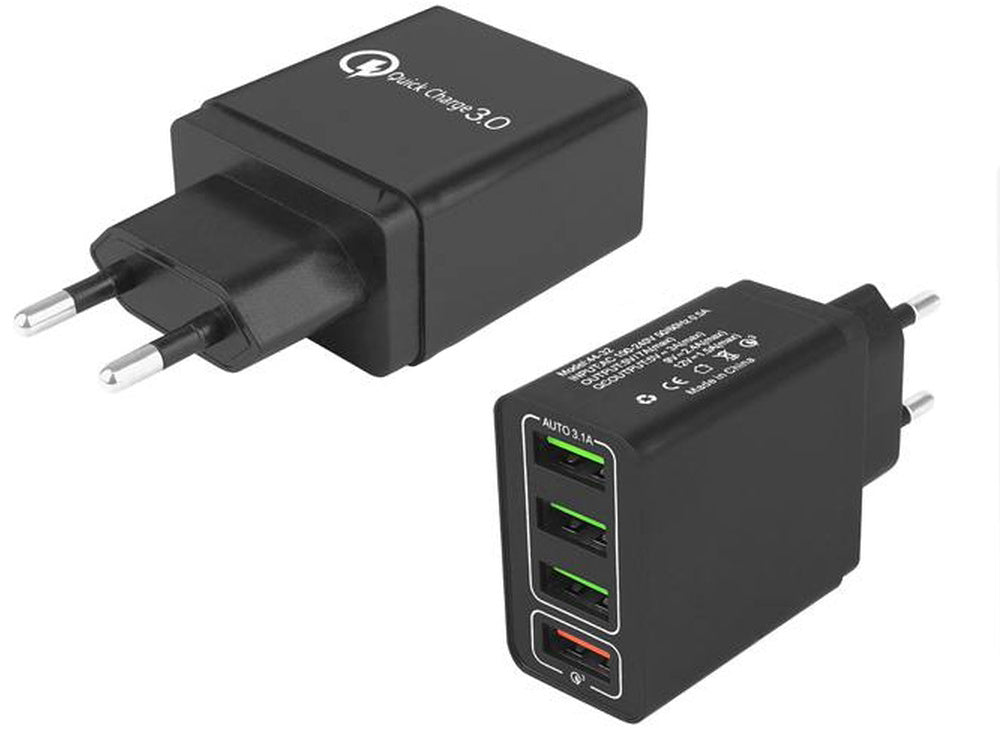 4xusb quick charge 3.0 tinklo įkroviklis
