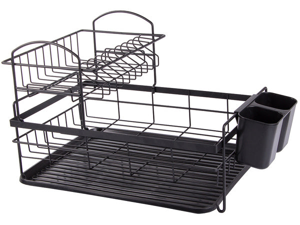 Dvigubo aukšto nusausintuvas su padėklu