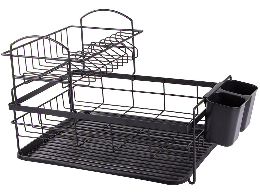 Dvigubo aukšto nusausintuvas su padėklu