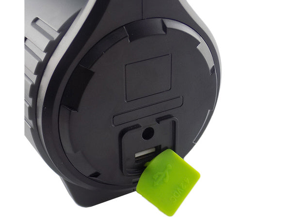 Įkraunamas žibintuvėlis led prožektorius powerbank galingas