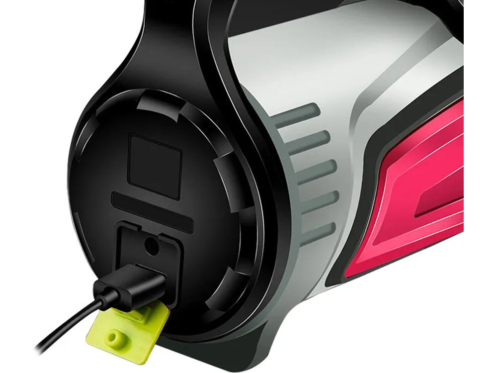 Įkraunamas žibintuvėlis led prožektorius powerbank galingas