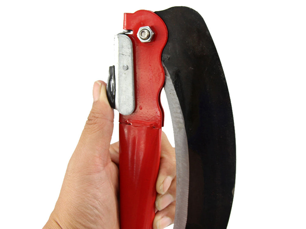 Pjaunamoji sulankstomasis serpas, skirtas pjauti rankiniu peiliu