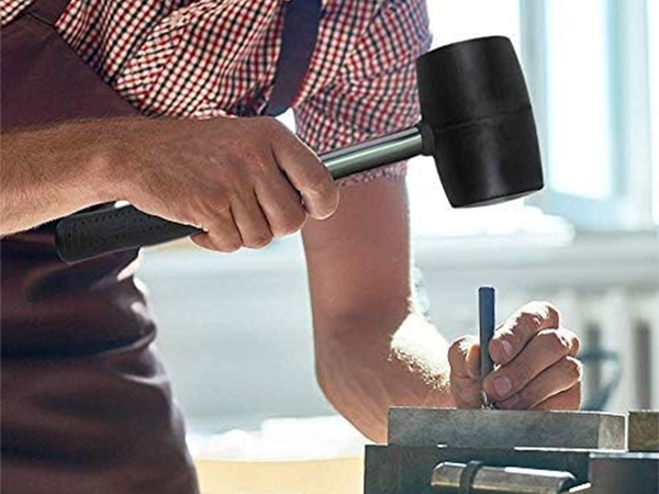 Bepakopis guminis grindinio klojimo plaktukas