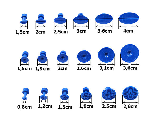 Automobilio kėbulo įlenkimų šalinimo rinkinys