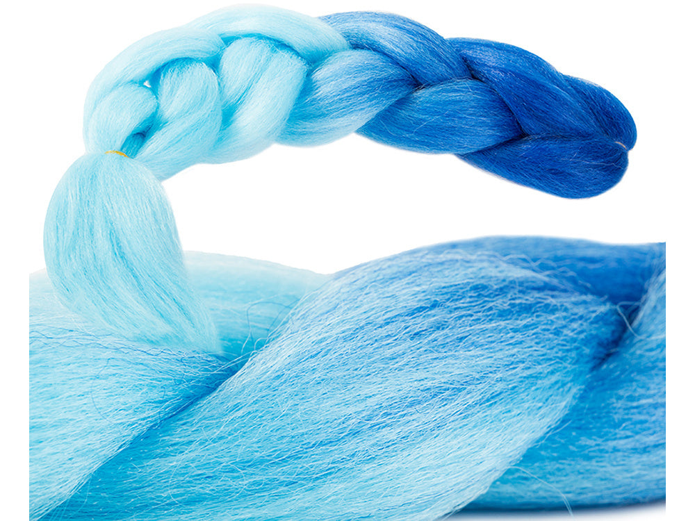 Sintetiniai plaukai spalvotoms ombre pynėms