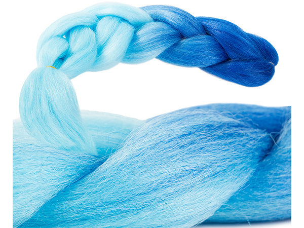 Sintetiniai plaukai spalvotoms ombre pynėms