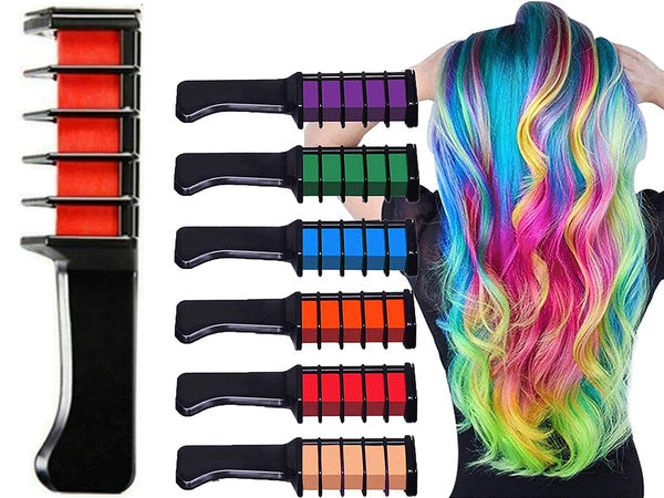 Plaunamas plaukų dažų pieštukas 10vnt.