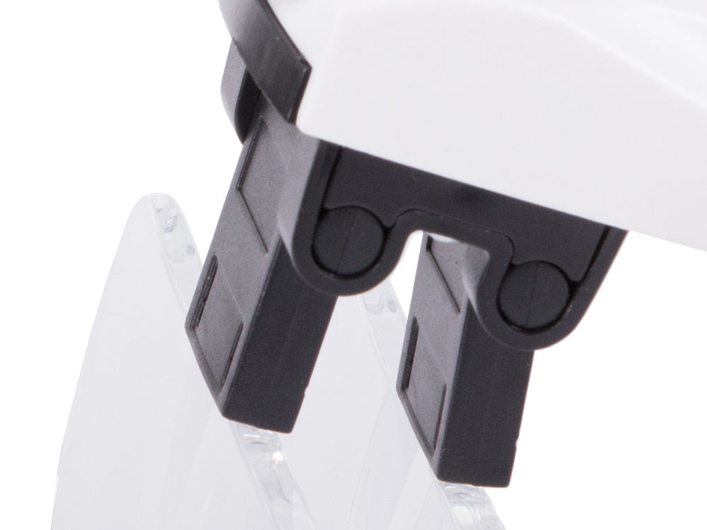 Laikrodininko didinamasis stiklas remontui 2 led 6x