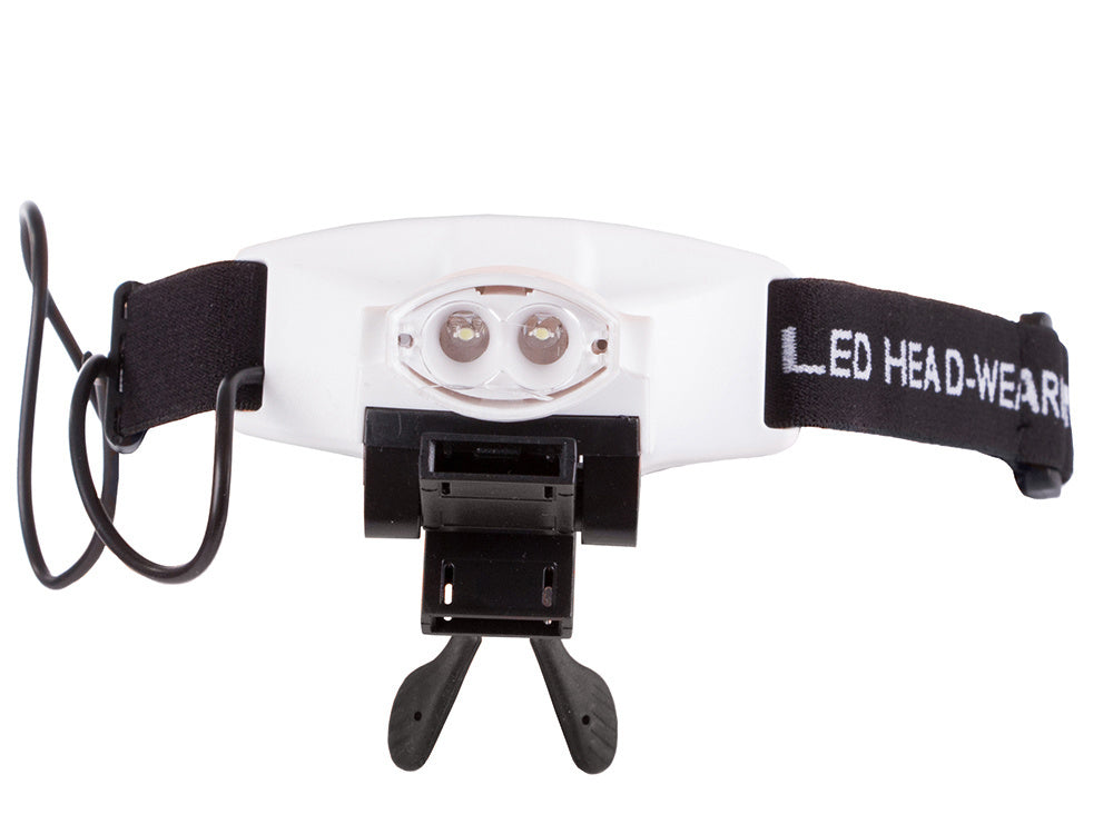 Laikrodininko didinamasis stiklas remontui 2 led 6x