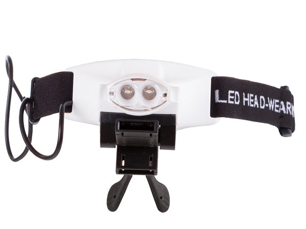 Laikrodininko didinamasis stiklas remontui 2 led 6x