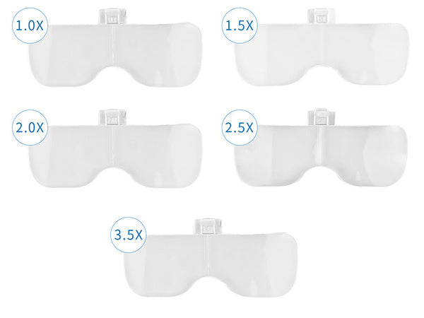 Laikrodininko didinamasis stiklas remontui 2 led 6x