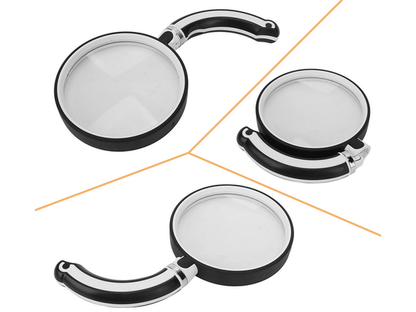 Classic lump 90 mm folding glass