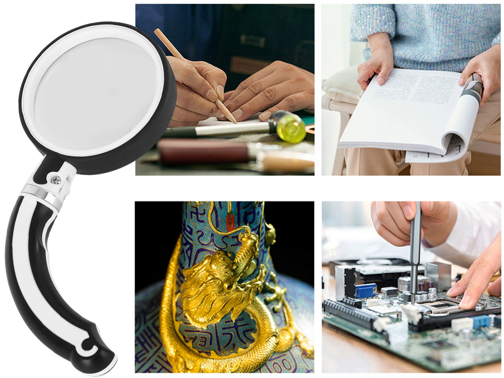 Classic lump 90 mm folding glass