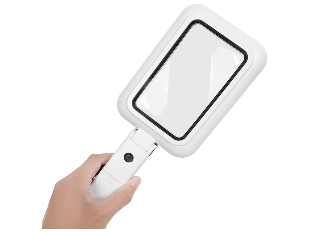 Juvelyro stalo didysis 3x 18 led sulankstomasis didintuvas