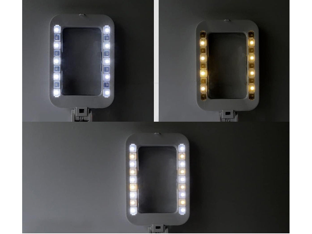 Juvelyro stalo didysis 3x 18 led sulankstomasis didintuvas