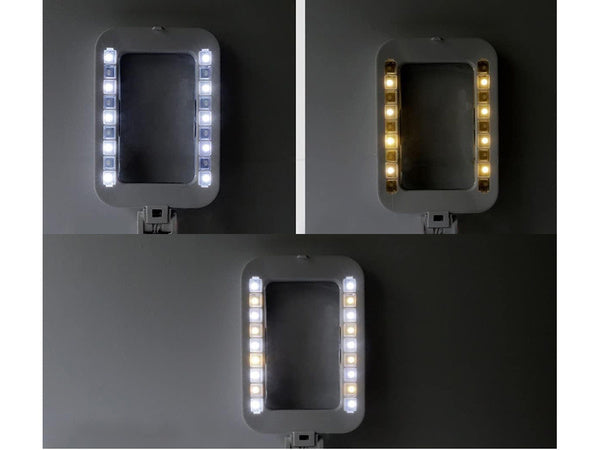 Juvelyro stalo didysis 3x 18 led sulankstomasis didintuvas