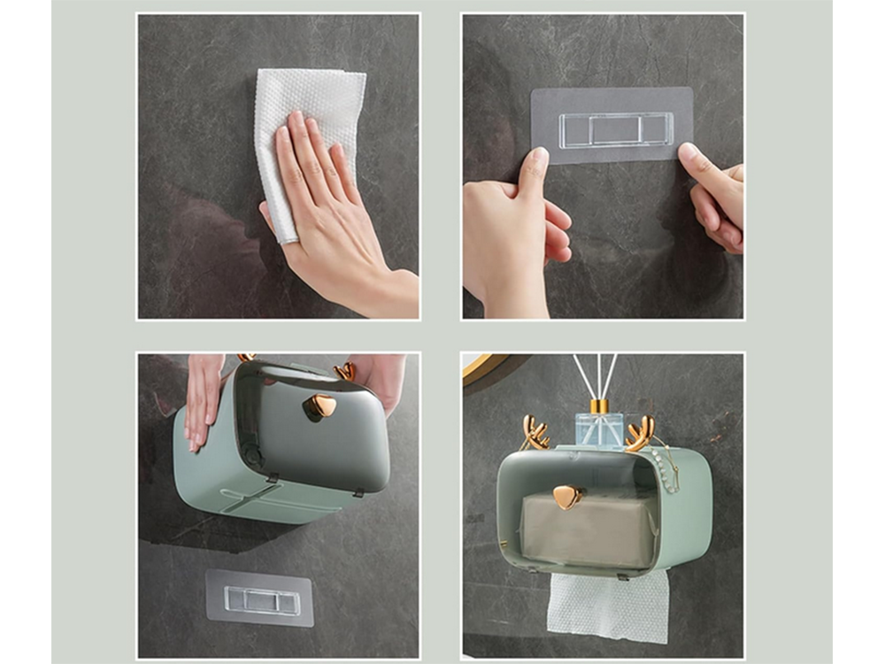 Organizatoriaus servetėlių dėžutė tualetinis popierius