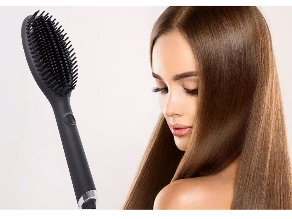 Plaukų tiesinimo šepetys plaukų tiesintuvas